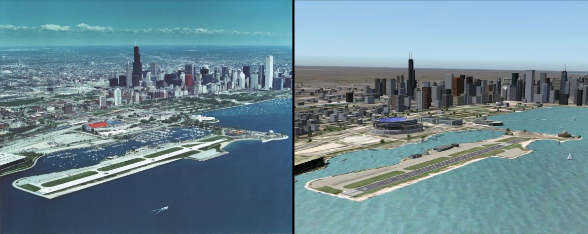 Meigs Field Flight Simulator 2004 Comparison